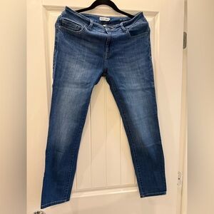 Warp + Weft Deep Blue Skinny Jeans